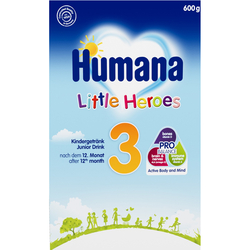Смесь сухая молочная детская HUMANA (Хумана) 3 Little Heroes с 12 месяцев 600 г